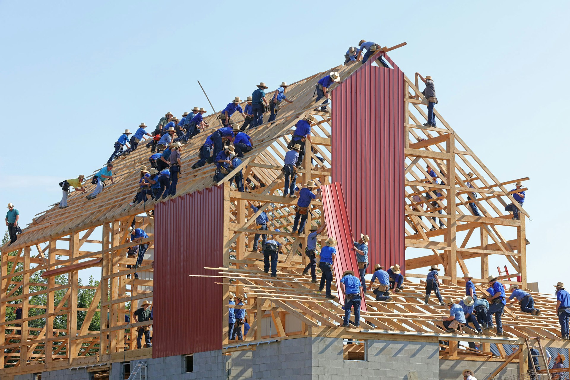 Barn raising